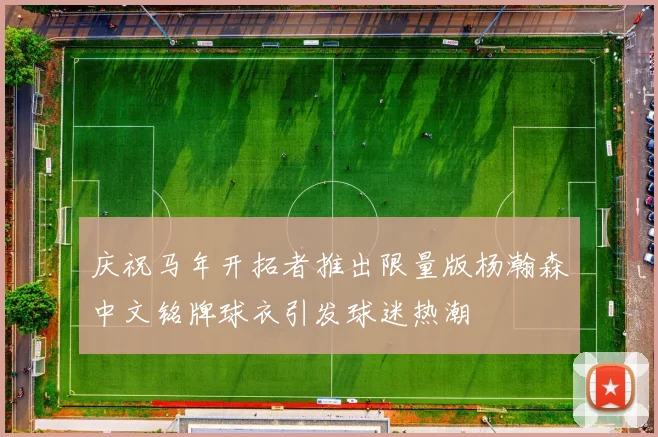 庆祝马年开拓者推出限量版杨瀚森中文铭牌球衣引发球迷热潮