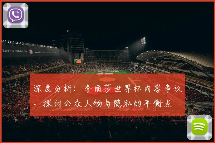 深度分析：李丽莎世界杯内容争议，探讨公众人物与隐私的平衡点