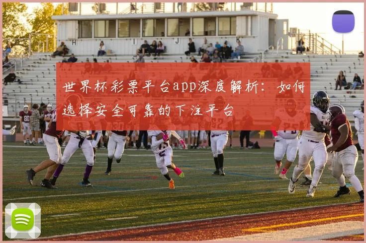 世界杯彩票平台app深度解析:如何选择安全可靠的下注平台